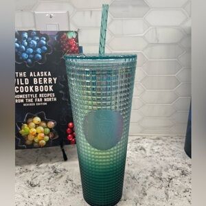 Starbucks  NEW Target Iridescent Teal Unicorn Grid
Disco Tumbler. NWT, HFT. Wow!